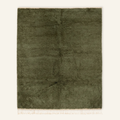 Elbayda Soldier Green - Shag Moroccan rug