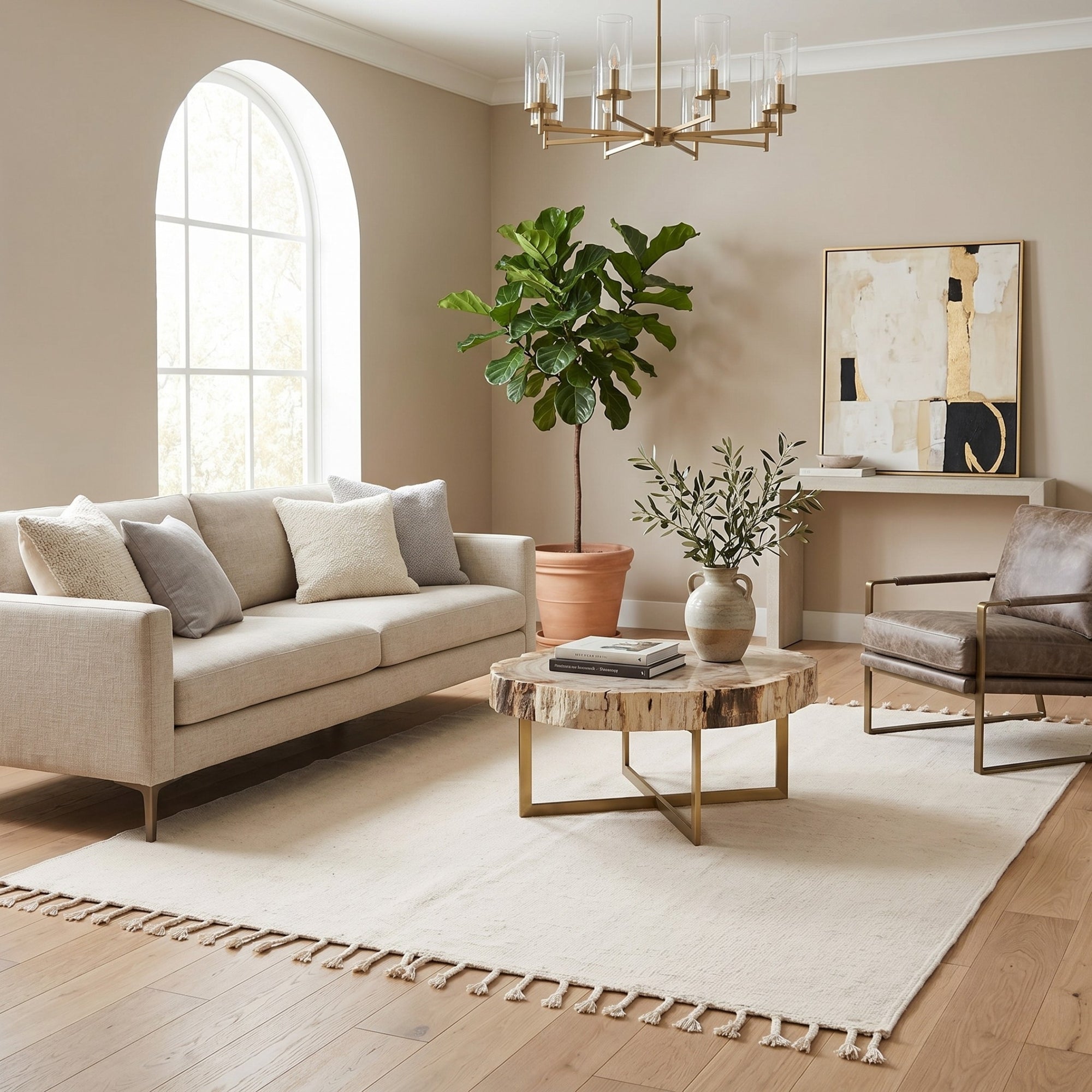 Elbayda - Flatweave Moroccan rug