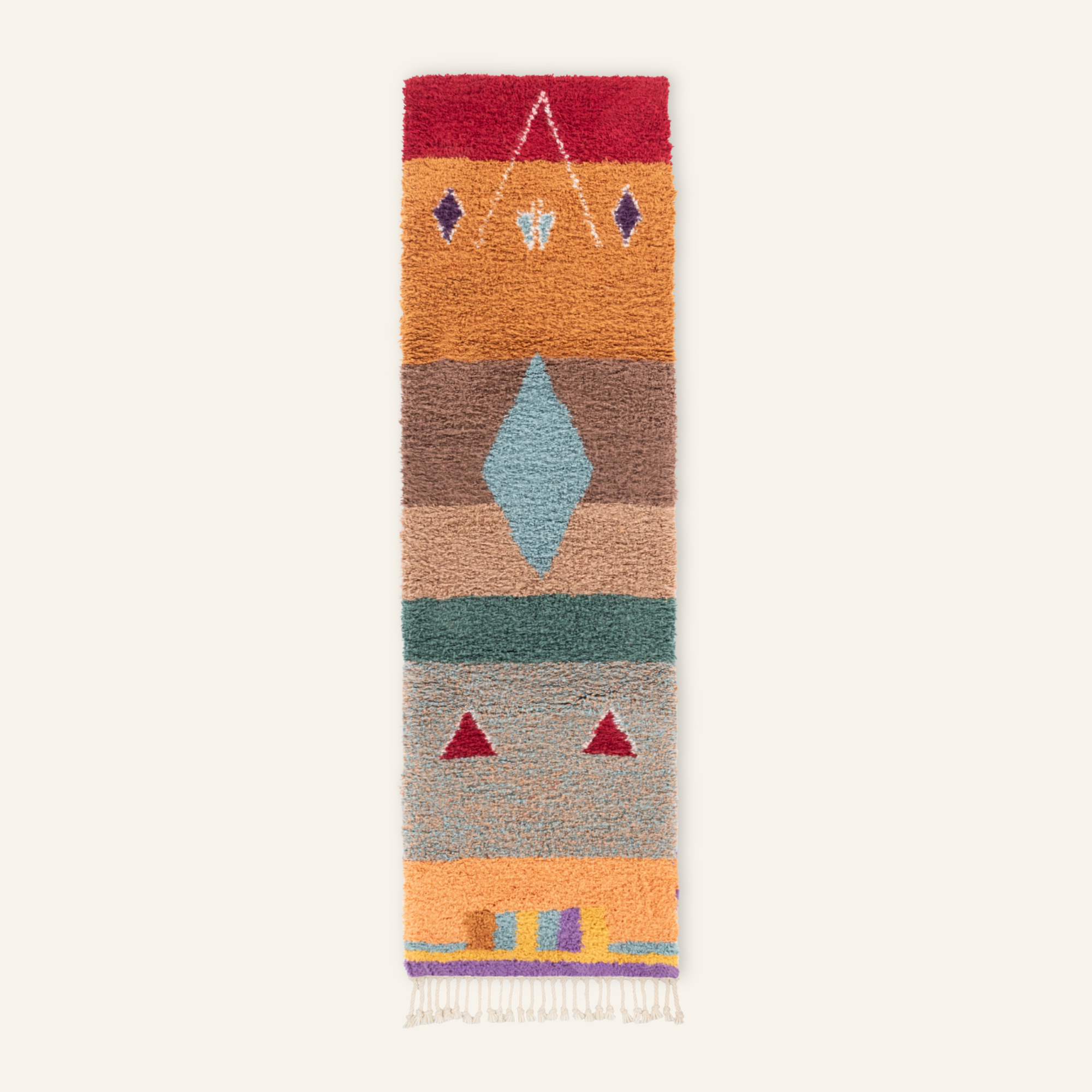 Fatine - Shag Moroccan runner rug