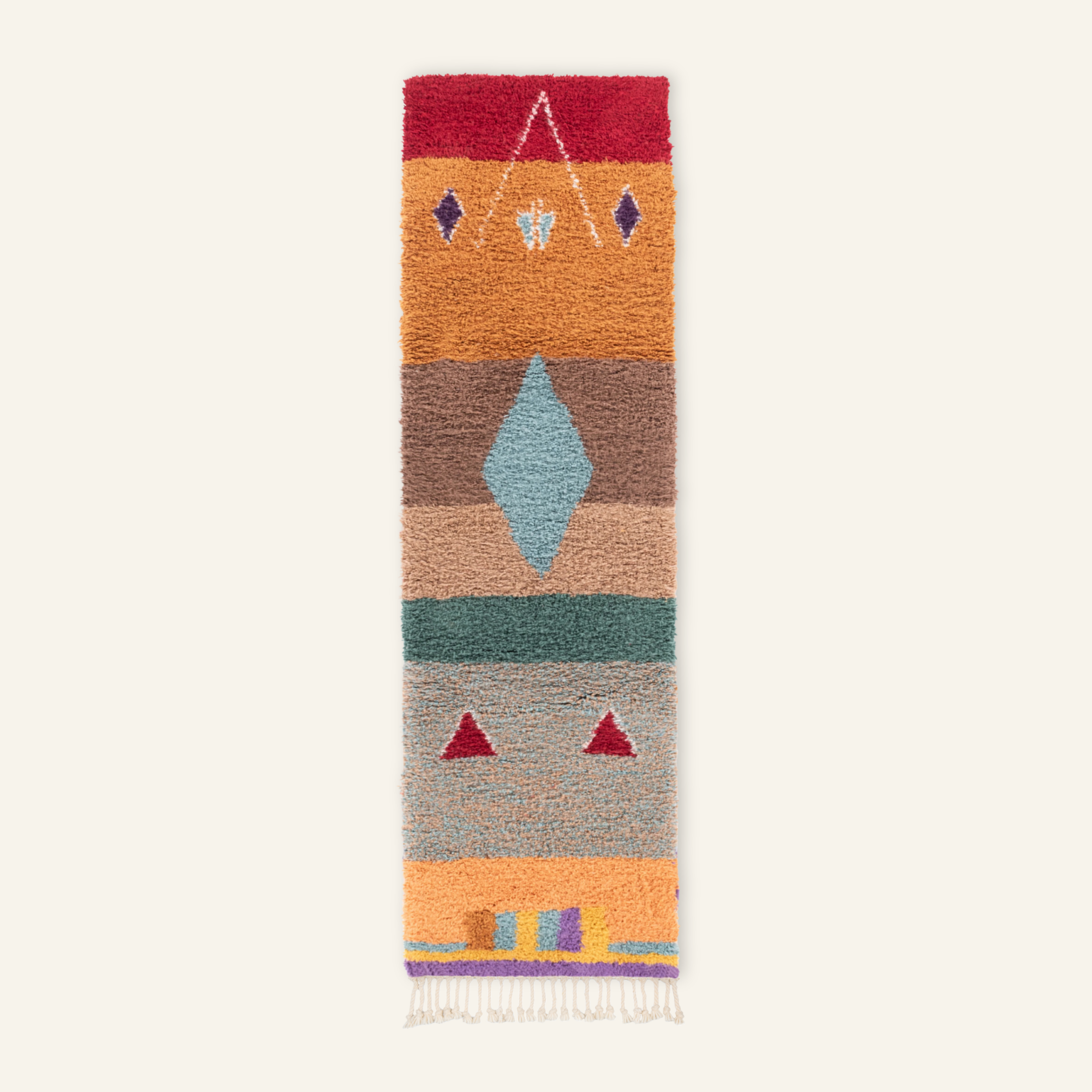 Fatine - Shag Moroccan runner rug