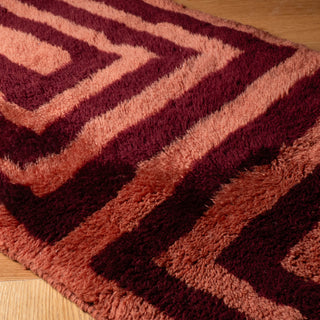 Graphic Earth -  Luxury Shag Moroccan Runner Rug