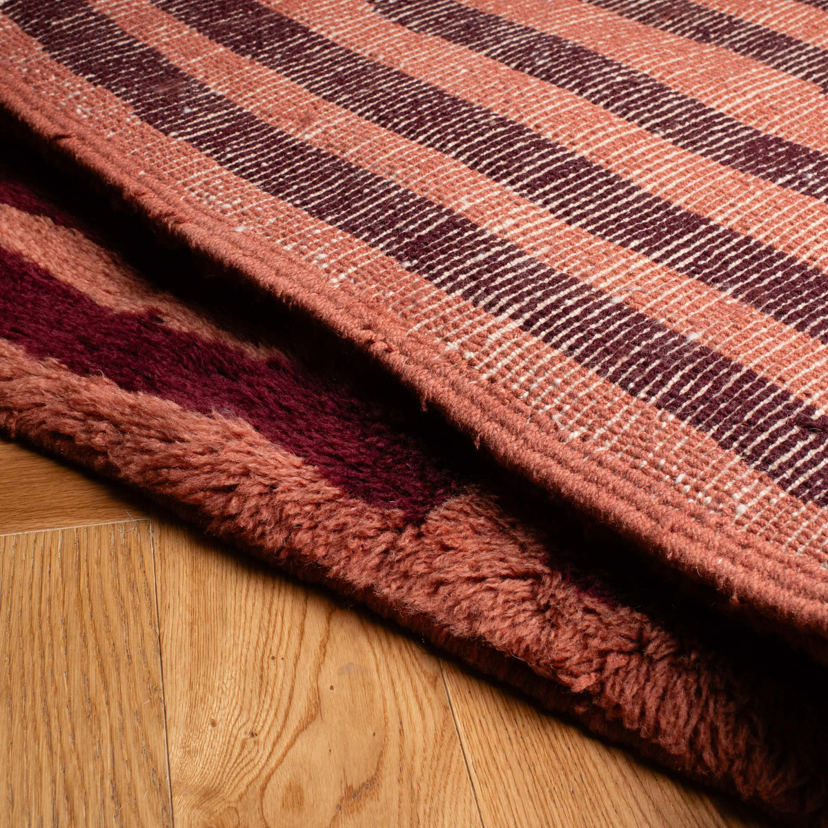 Graphic Earth -  Luxury Shag Moroccan Runner Rug