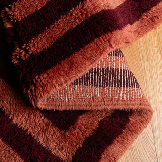 Graphic Earth -  Luxury Shag Moroccan Runner Rug