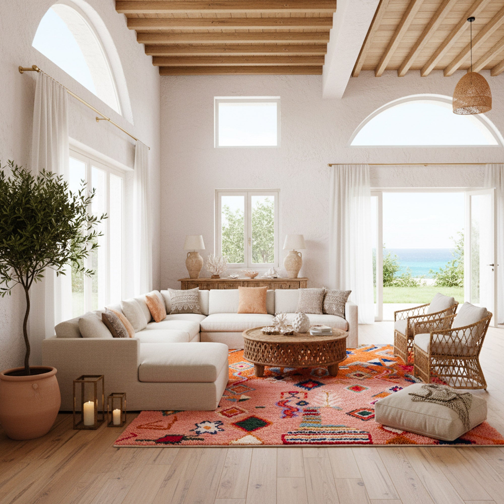 Farah - Shag Moroccan rug – Benisouk