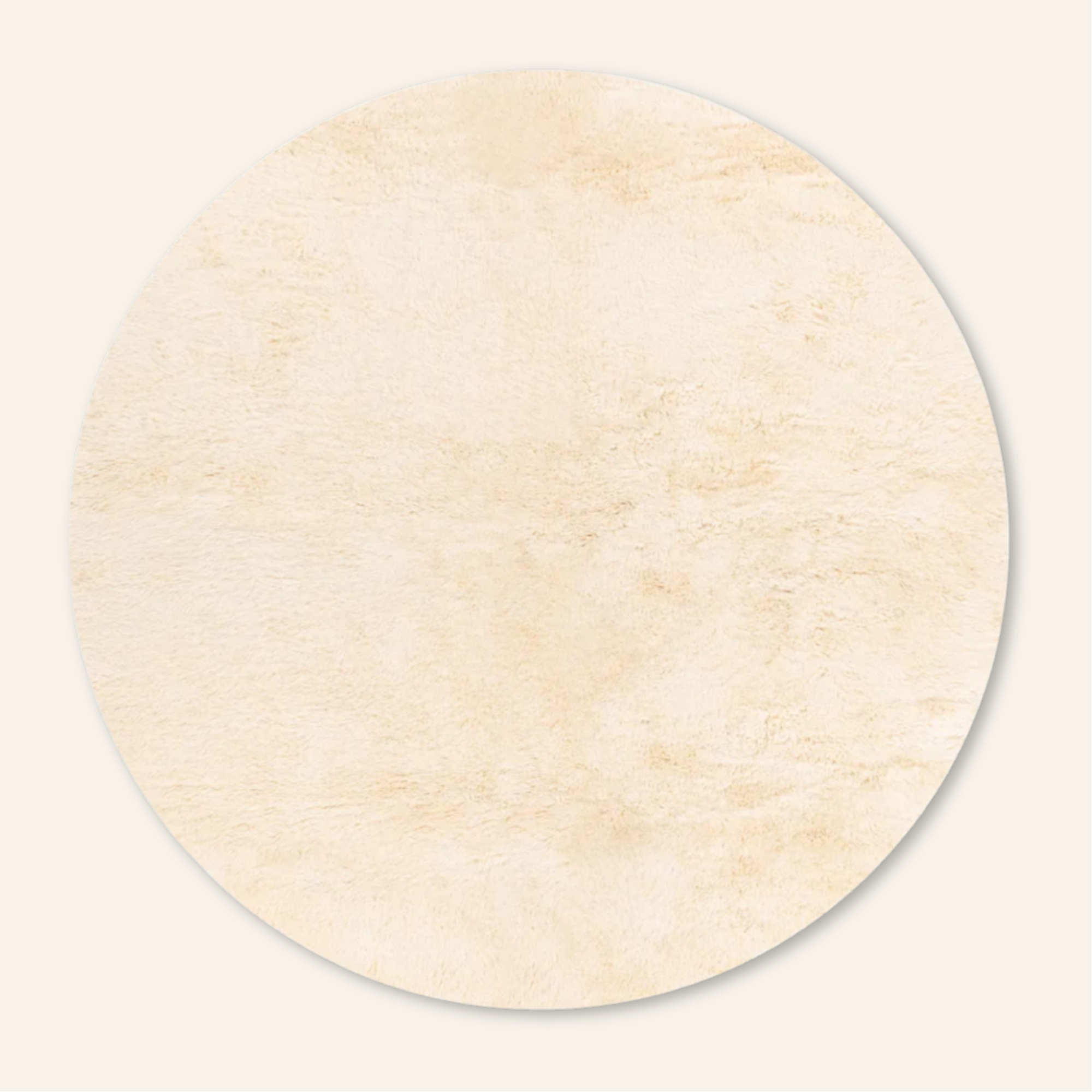 Glow Round - Luxury Shag Moroccan Rug