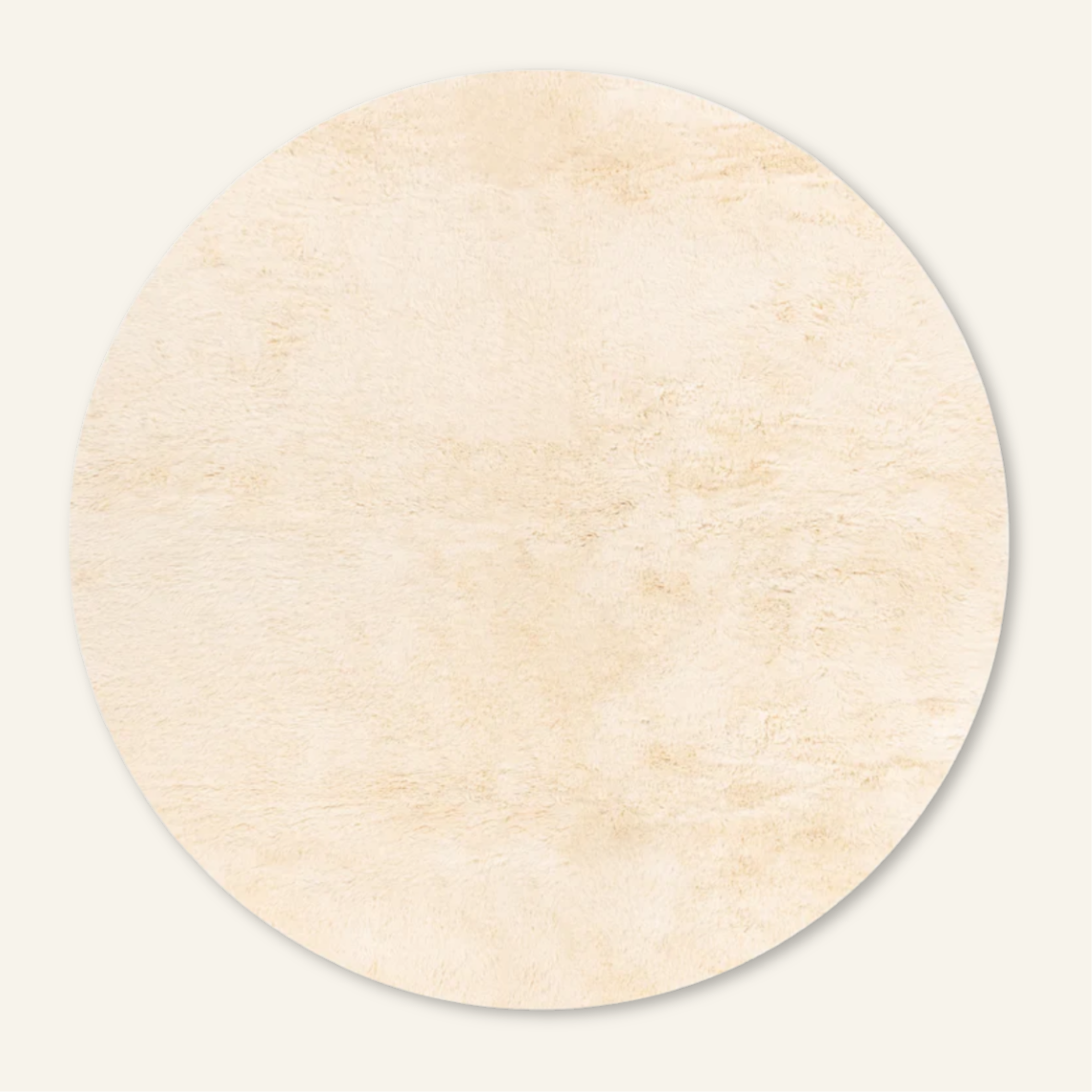 Glow Round - Luxury Shag Moroccan Rug