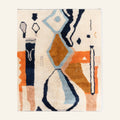 Ink Flowing - Luxury Shag Moroccan Rug