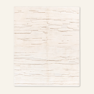 Ivory Glacier - Luxury Shag Moroccan Rug