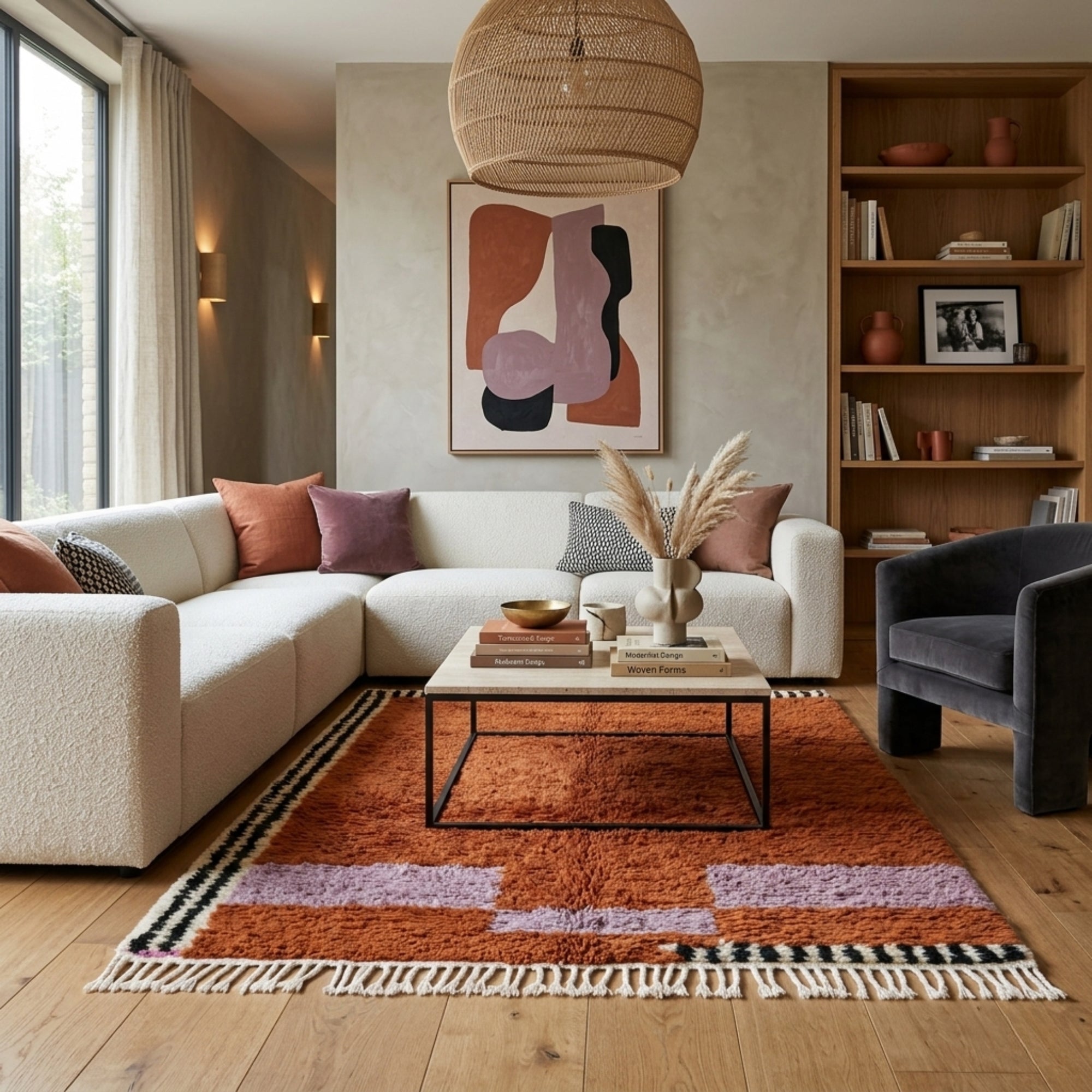 Jamrah - Shag Moroccan rug