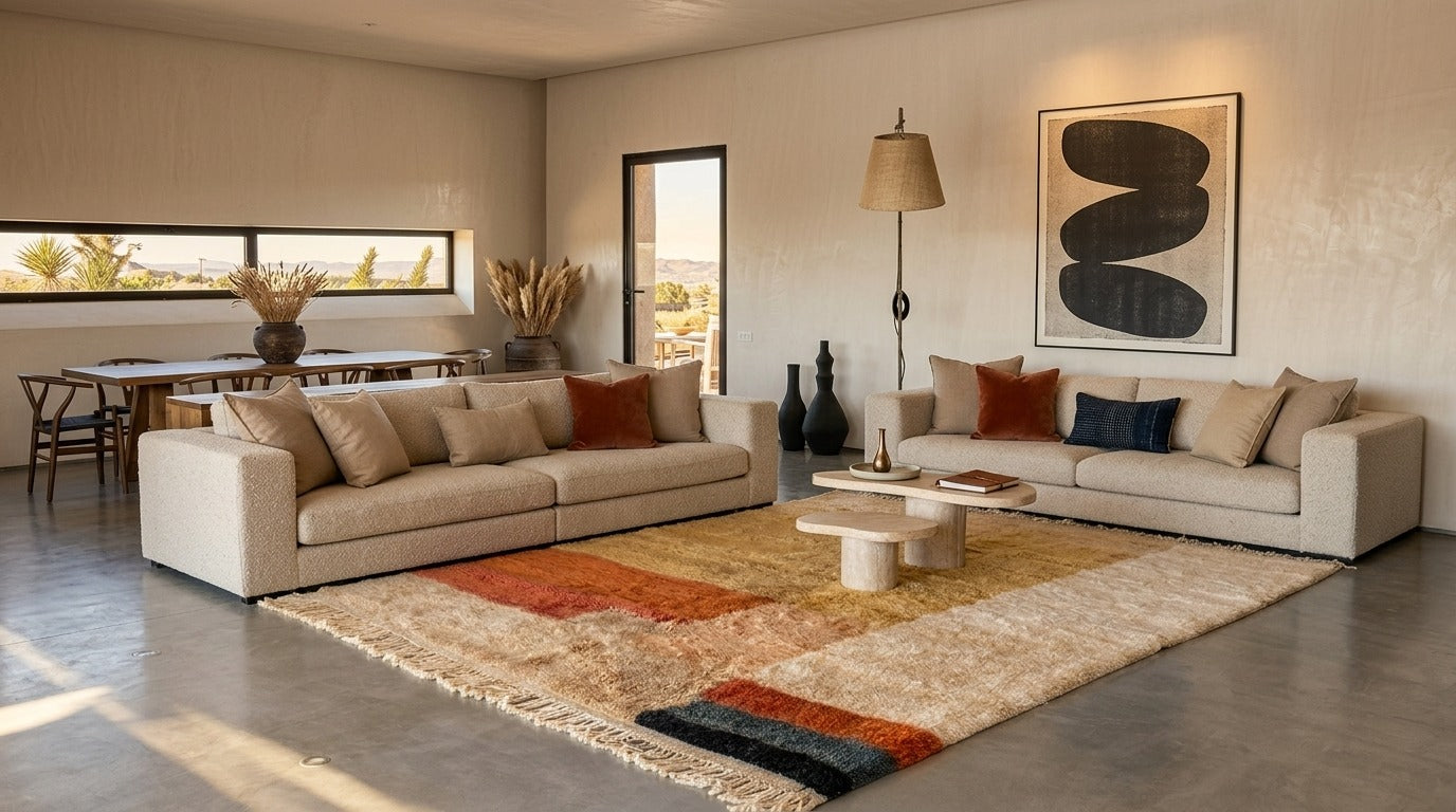 Material, hand, time, what a rug is really made of