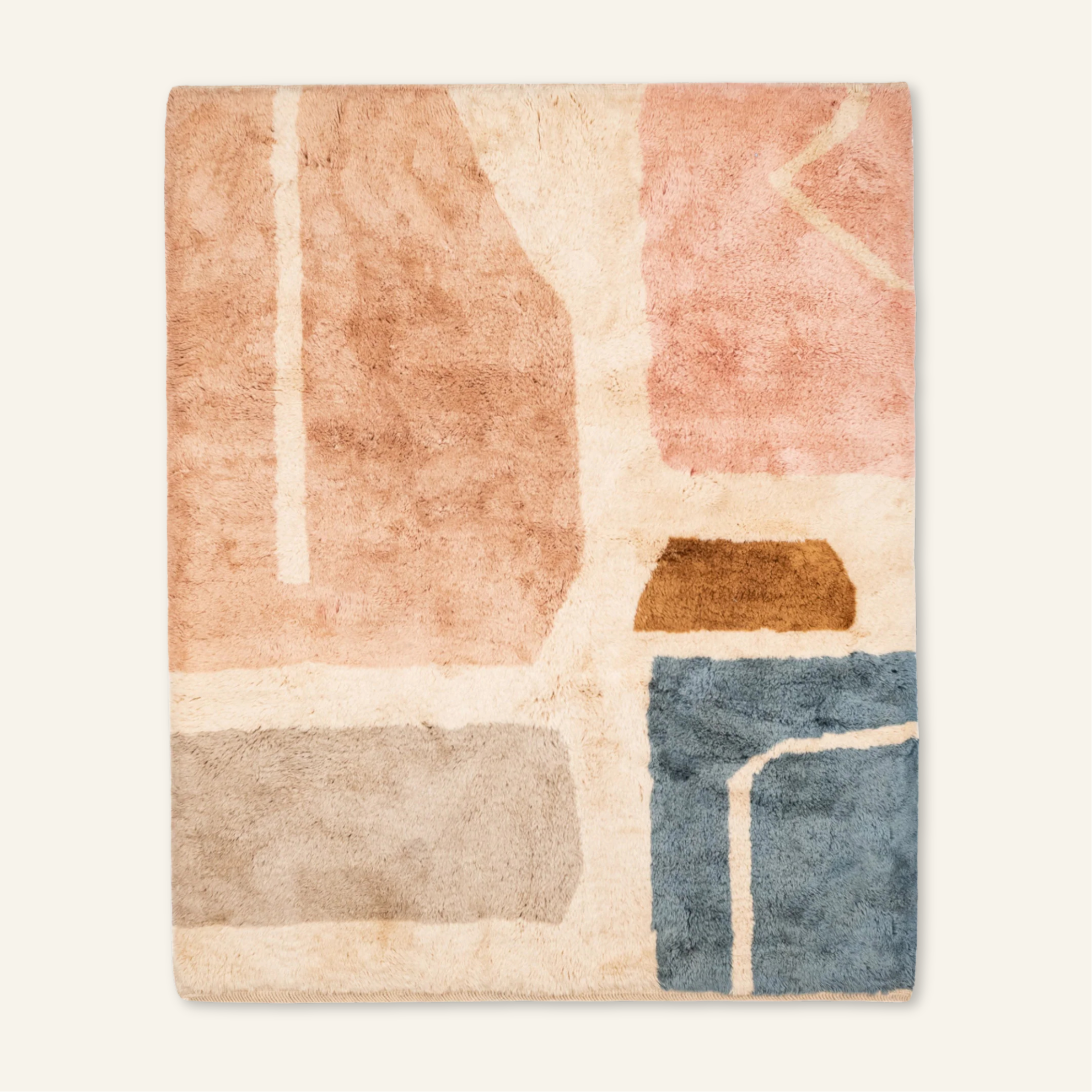 Joyful Horizon - Luxury Shag Moroccan Rug
