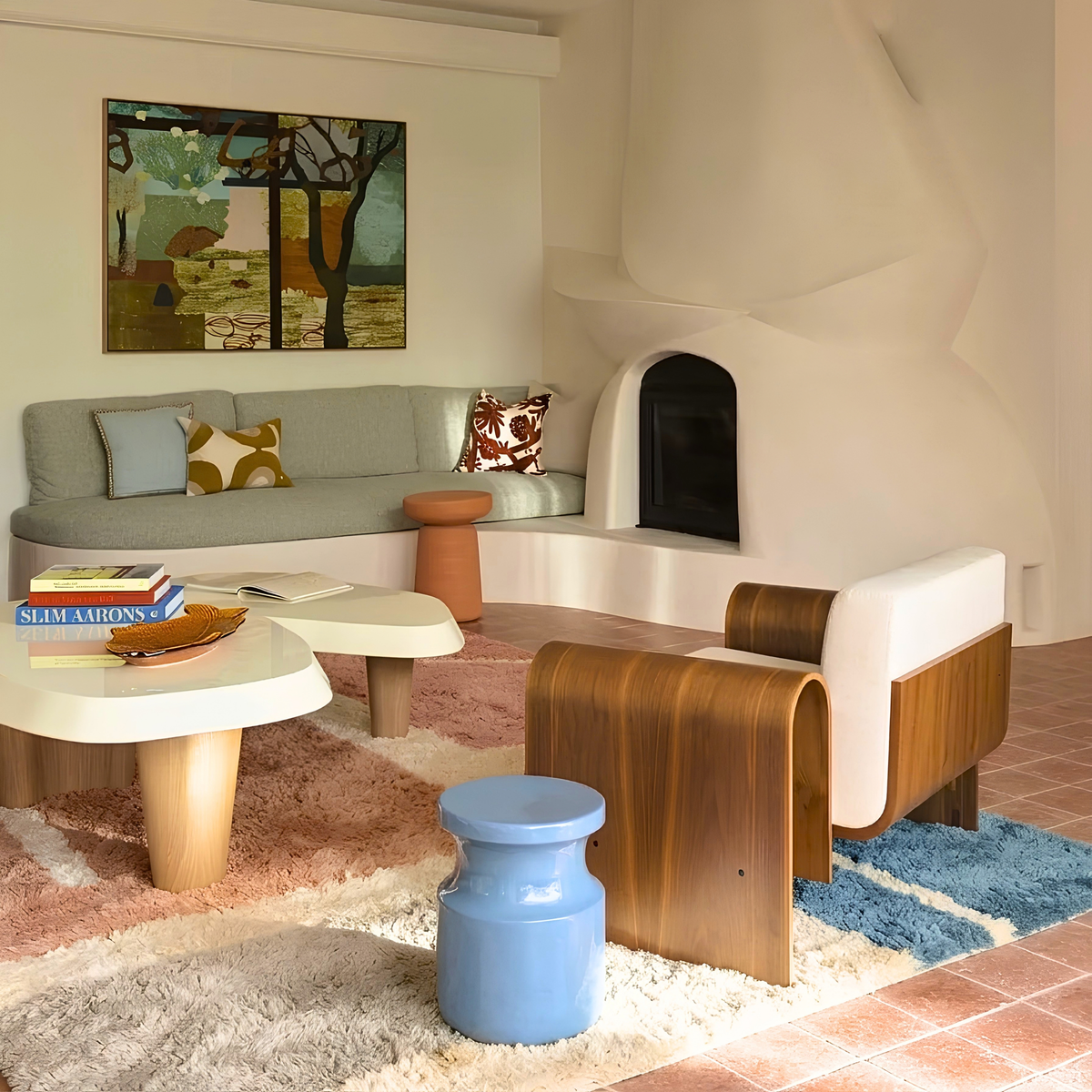 Joyful Horizon - Luxury Shag Moroccan Rug