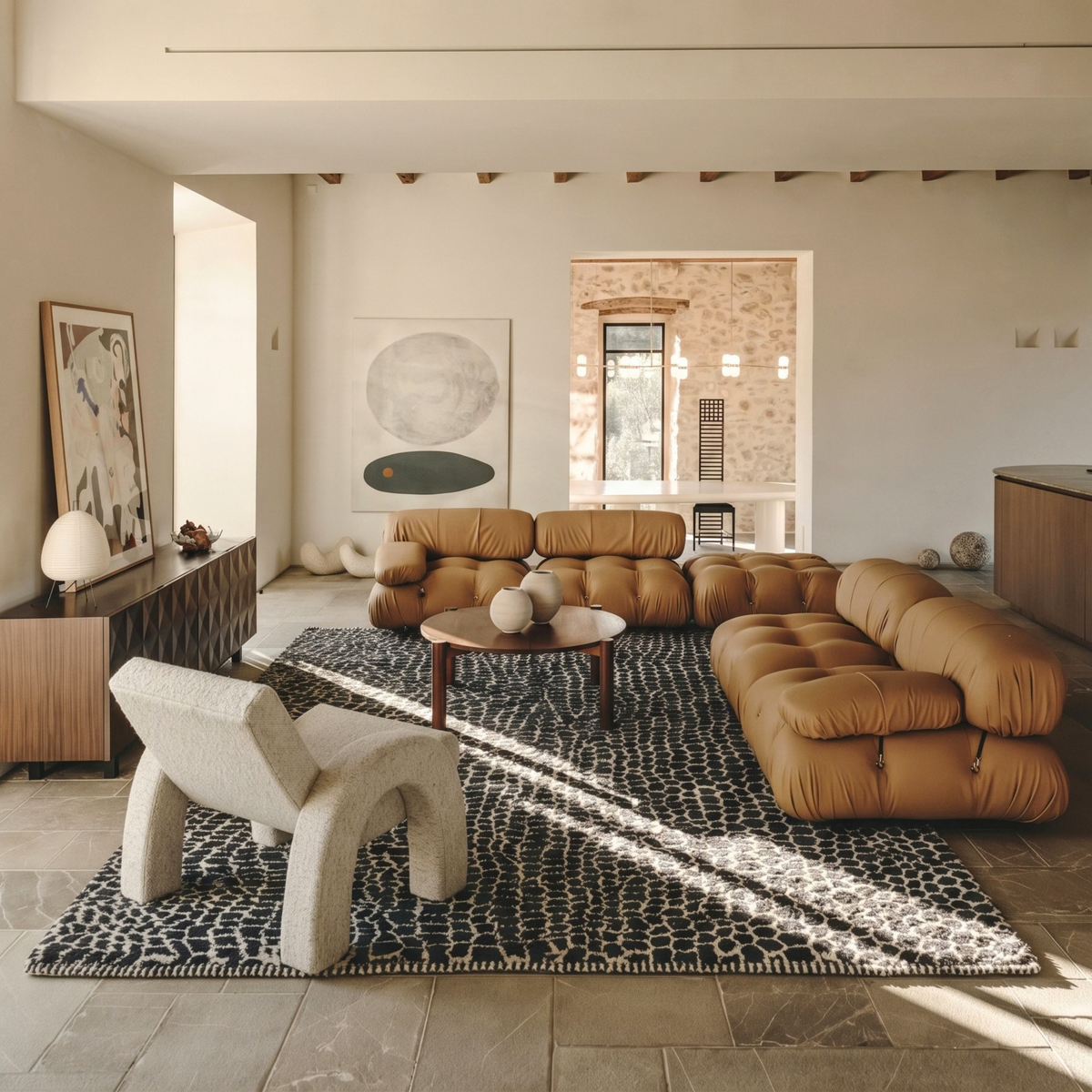Leopard - Luxury Shag Moroccan Rug