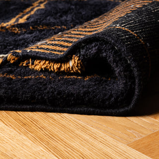 Black Sands Mirage - Luxury Shag Moroccan Rug