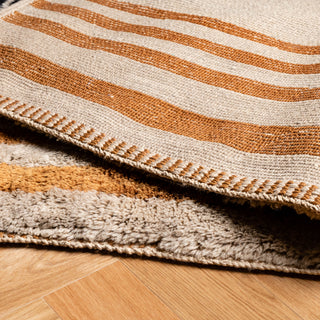 Harmony of Shapes - Luxury Shag Moroccan Rug