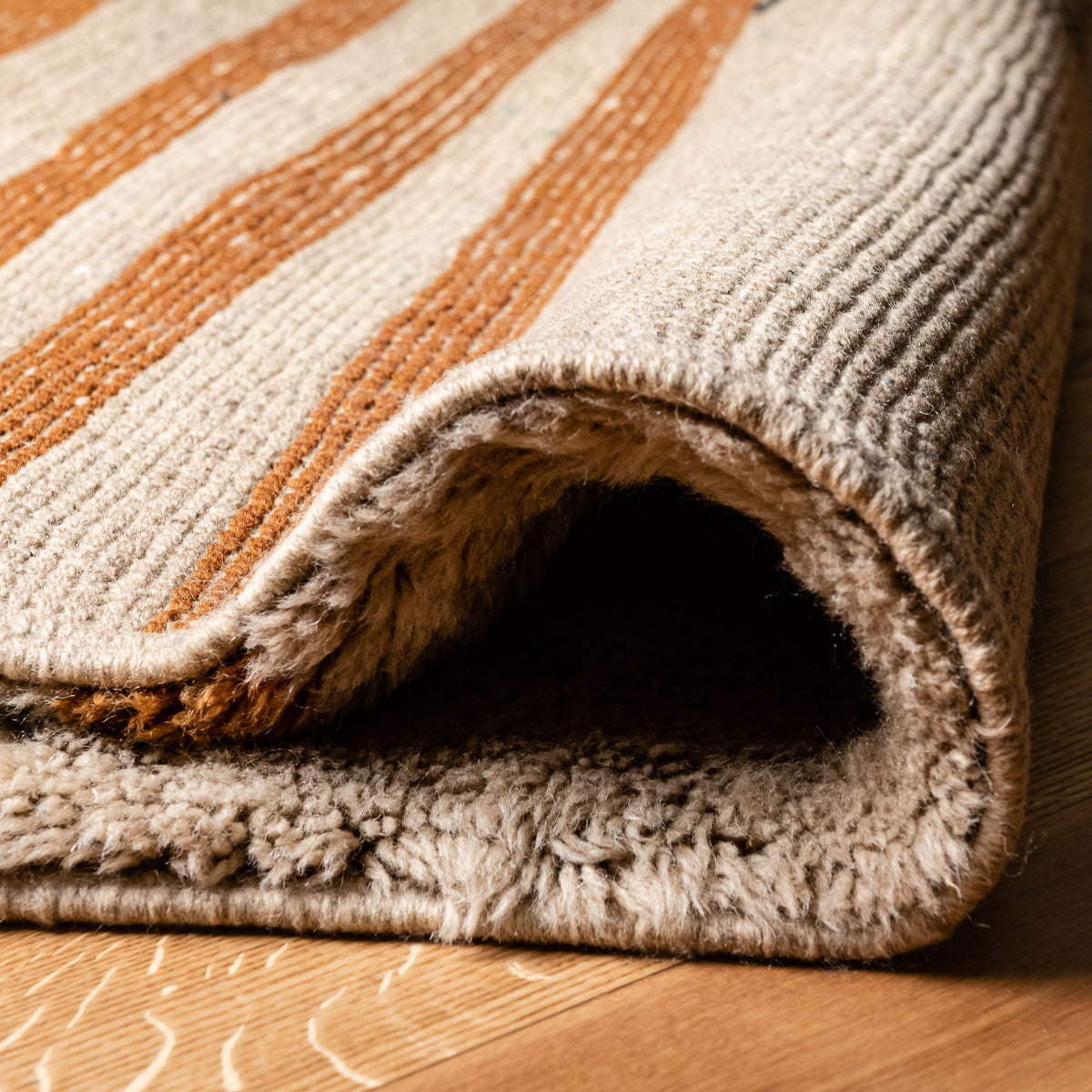 Harmony of Shapes - Luxury Shag Moroccan Rug