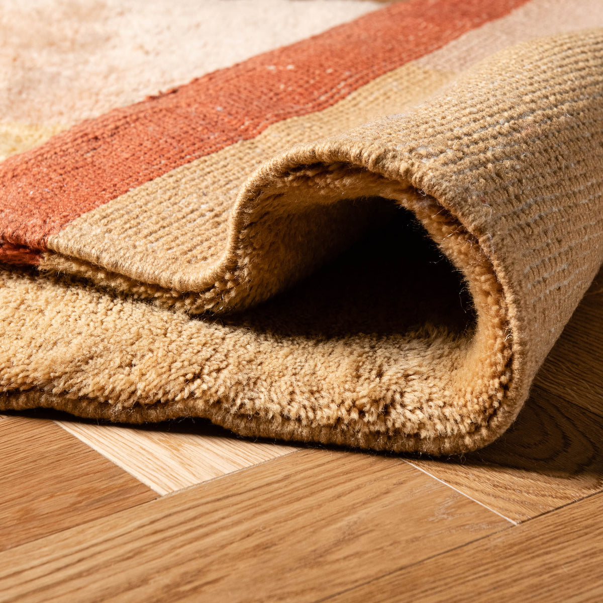 Tangerine Dream -  Luxury Shag Moroccan Runner Rug