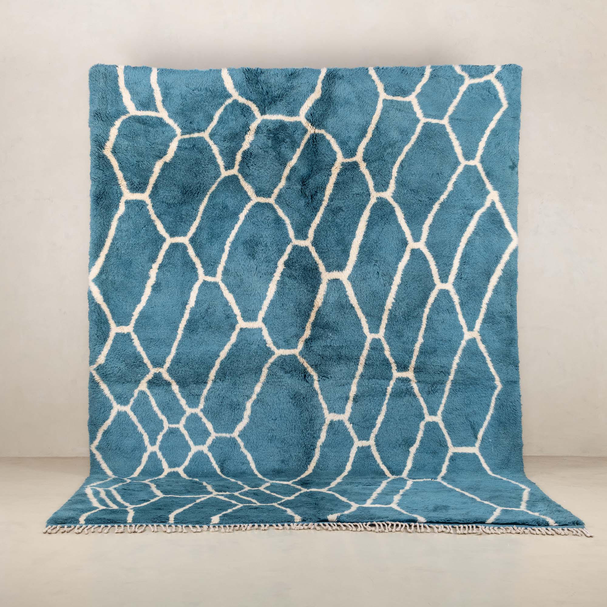 Ocean Mosaic - Luxury Shag Moroccan Rug