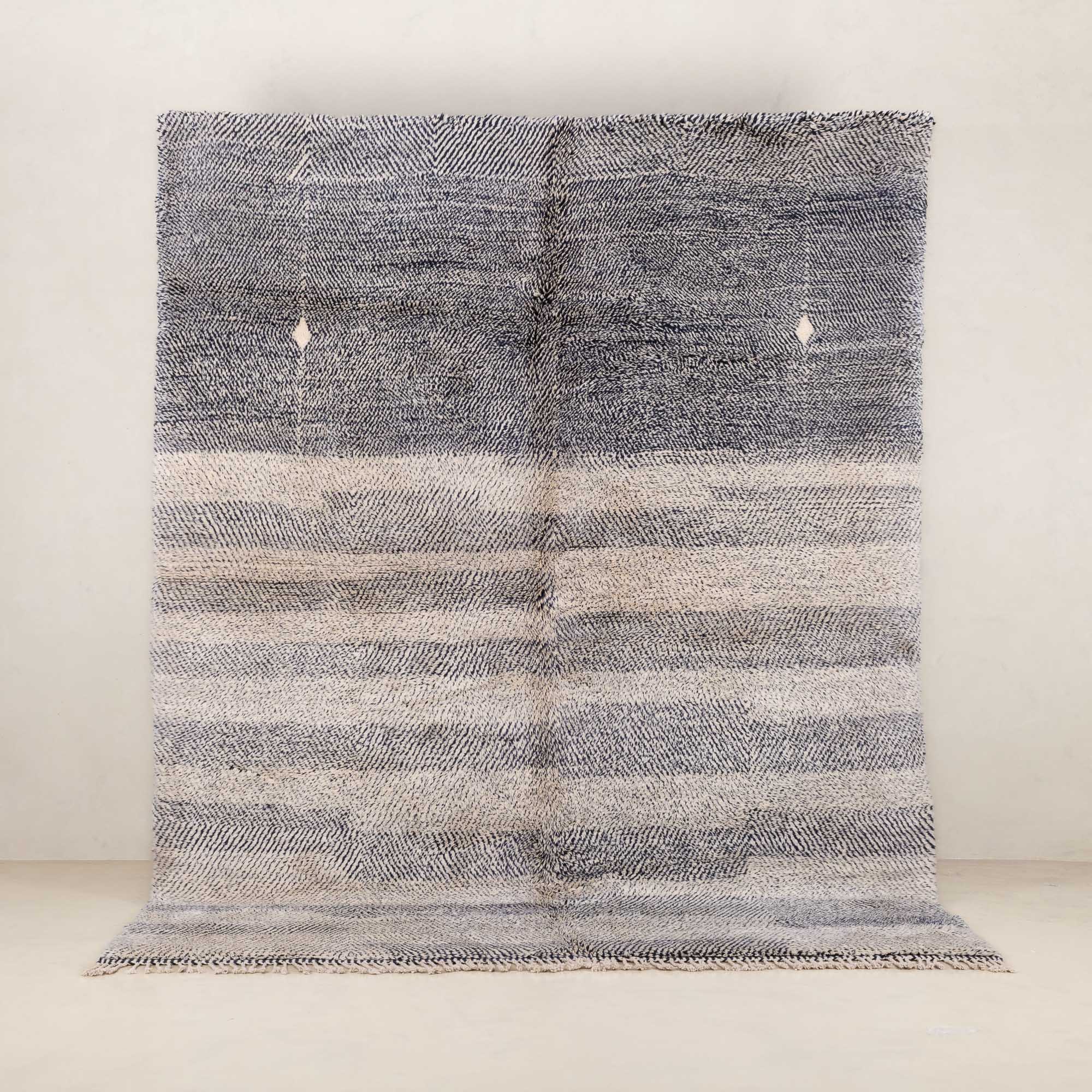 Blue Diamond - Luxury Shag Moroccan Rug