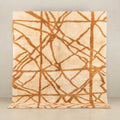 Golden Intersections - Luxury Shag Moroccan Rug
