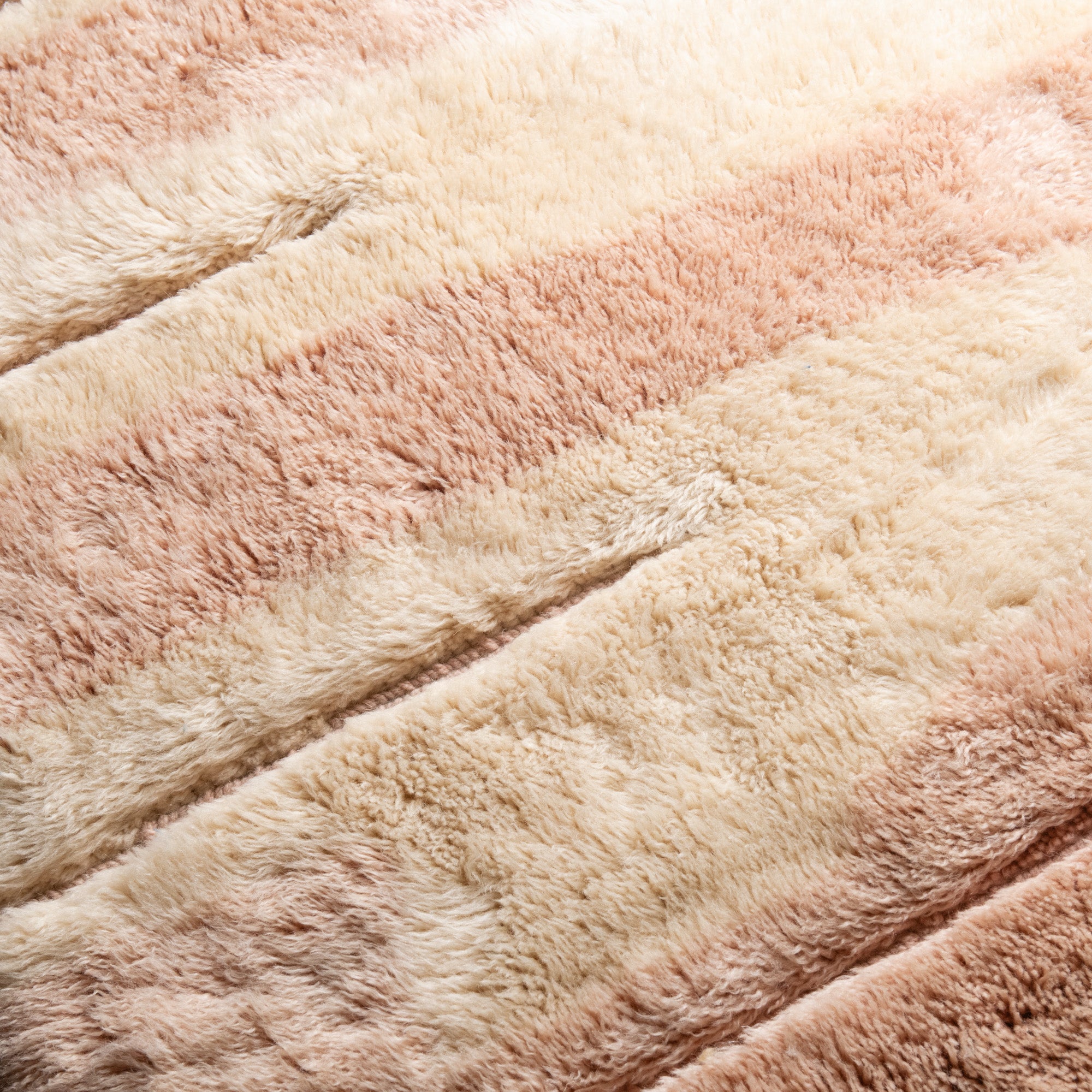 Blush Timber - Luxury Shag Moroccan Rug