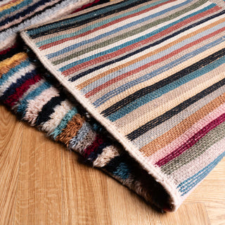 Linear Bloom - Luxury Shag Moroccan Rug