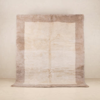Serenity Border - Luxury Shag Moroccan Rug