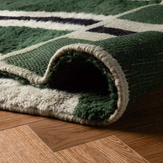 Parallel Pulse - Luxury Shag Moroccan Rug