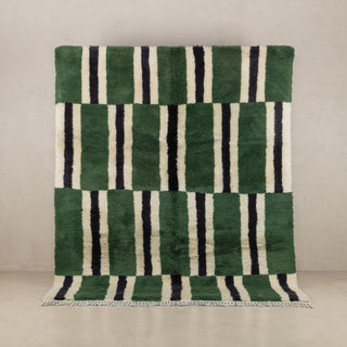 Parallel Pulse - Luxury Shag Moroccan Rug