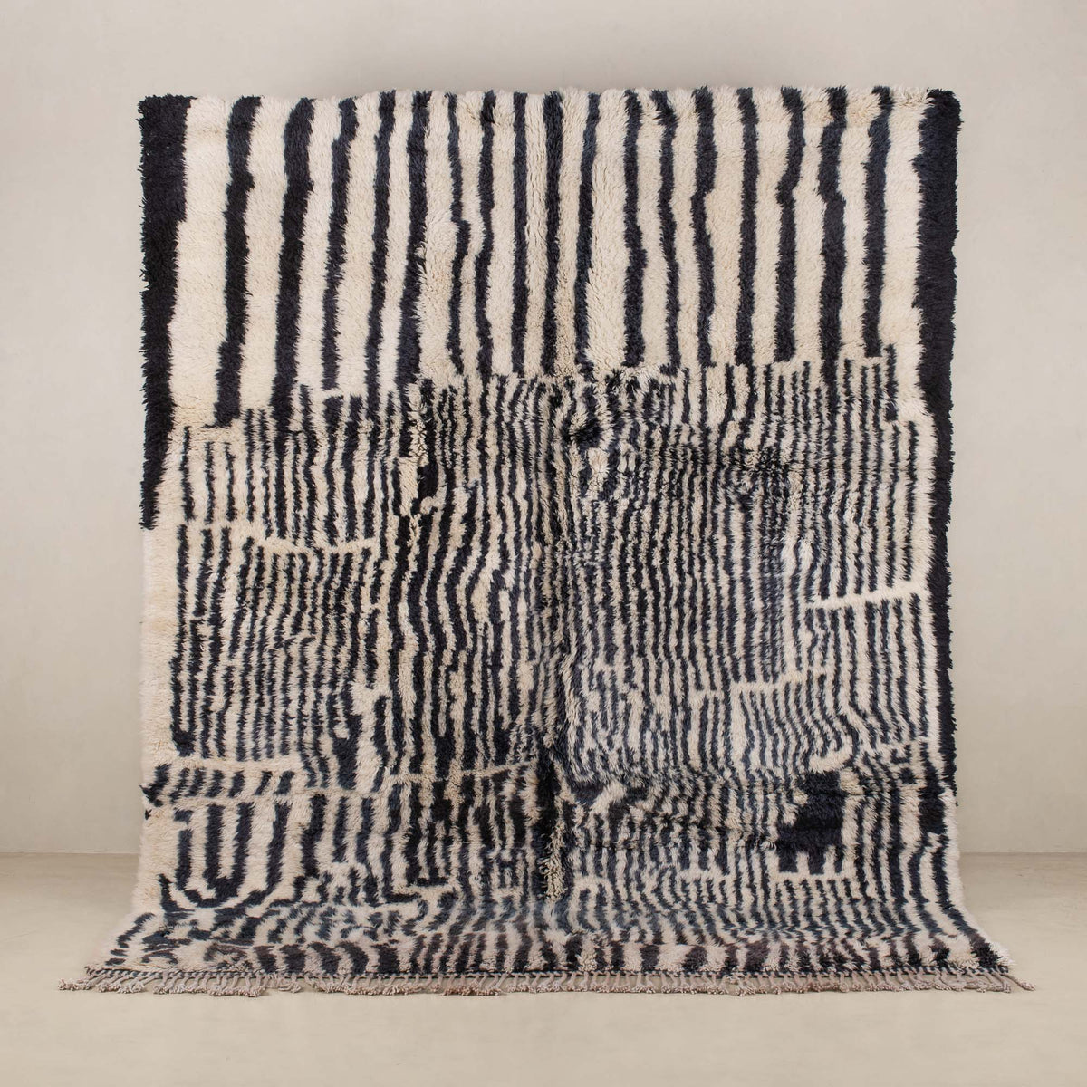 Woven Labyrinth - Luxury Shag Moroccan Rug