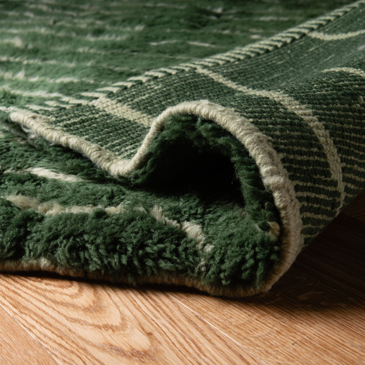 Forest Veins - Luxury Shag Moroccan Rug