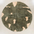 Soldier Round - Luxury Shag Moroccan Rug