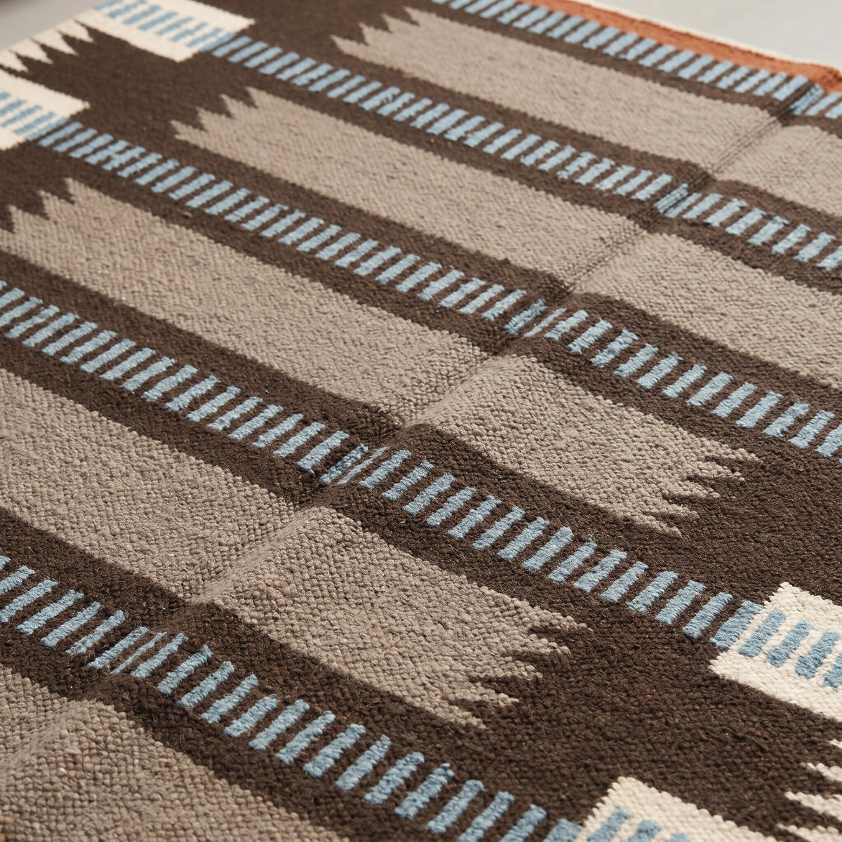 Madar Chocolate Taupe - Flatweave Moroccan rug