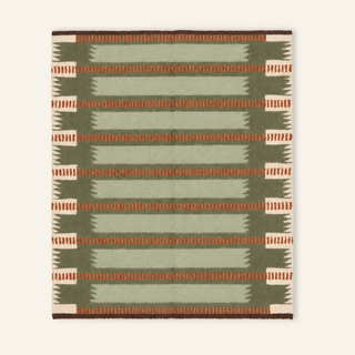 Madar Olive Green - Flatweave Moroccan rug