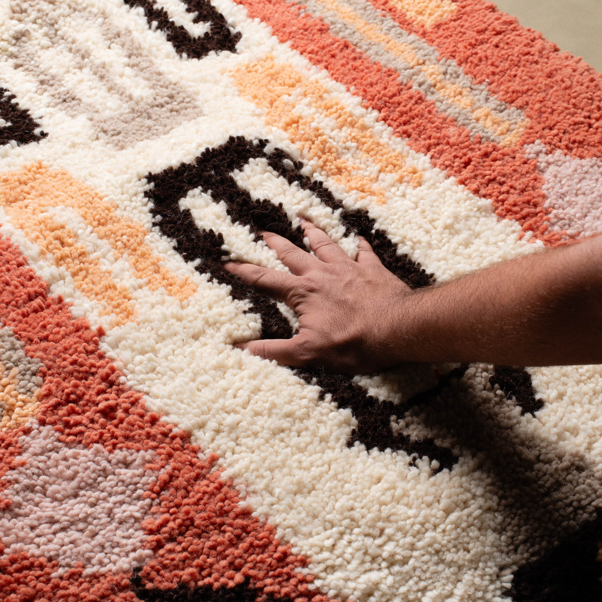 Nafass - Shag Moroccan runner rug