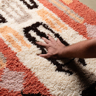 Nafass - Shag Moroccan runner rug