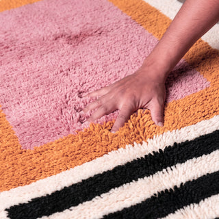 Kenza - Shag Moroccan runner rug