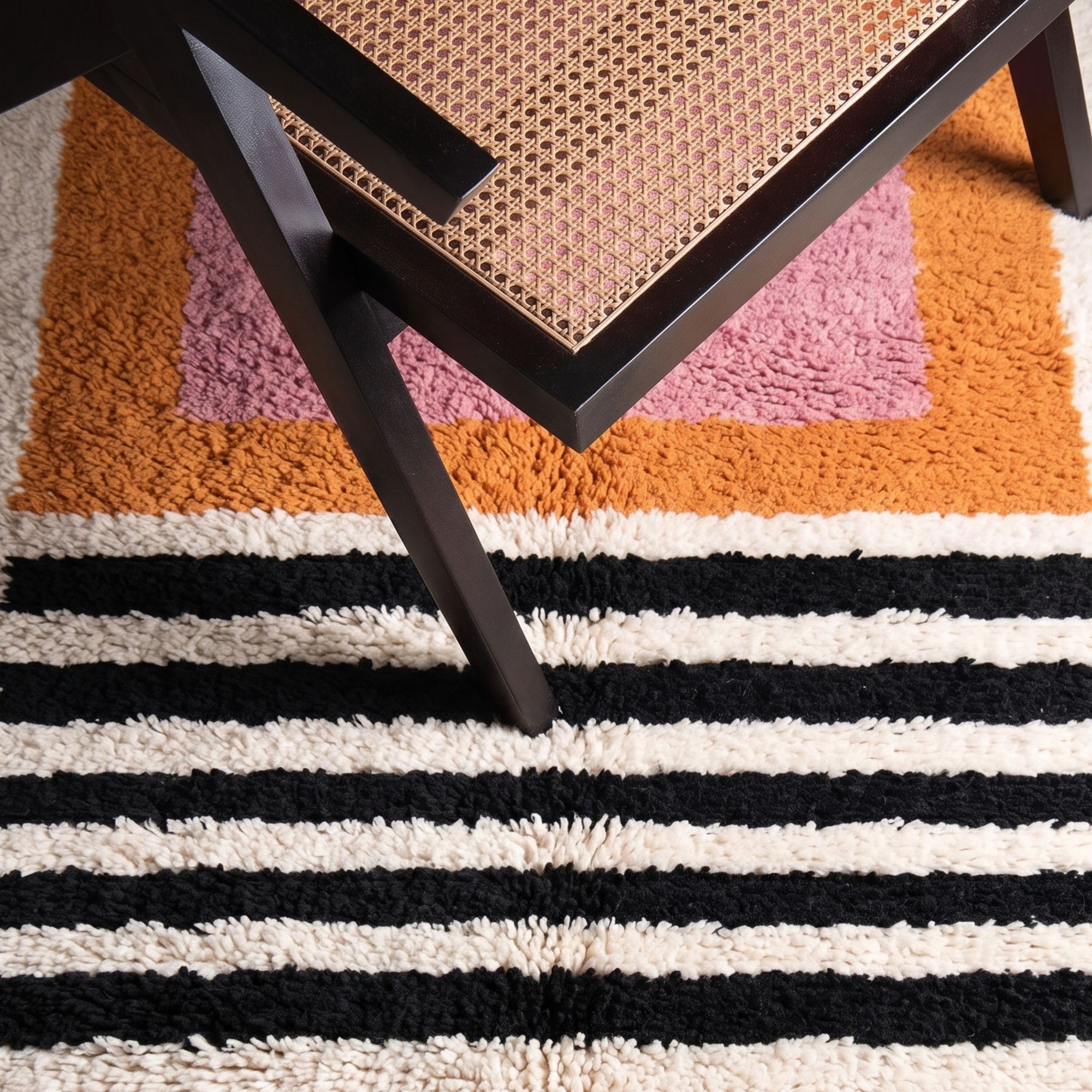 Kenza - Shag Moroccan runner rug