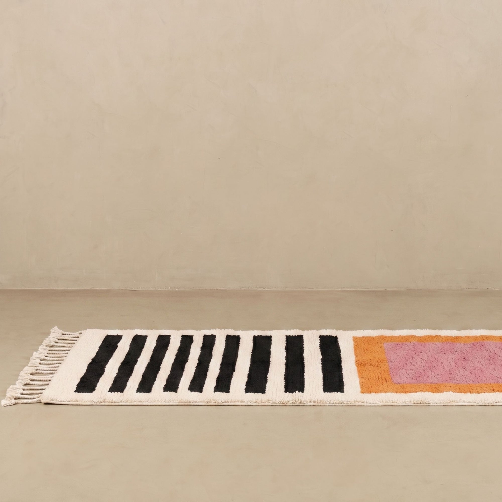 Kenza - Shag Moroccan runner rug