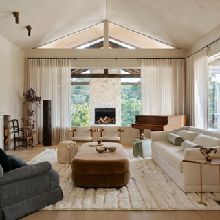 Neutral Structure - Luxury Shag Moroccan Rug