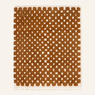 Nowara Hazel Brown - Shag Moroccan rug