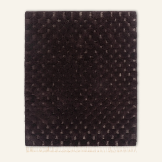 Nowara Chocolate Brown - Shag Moroccan rug