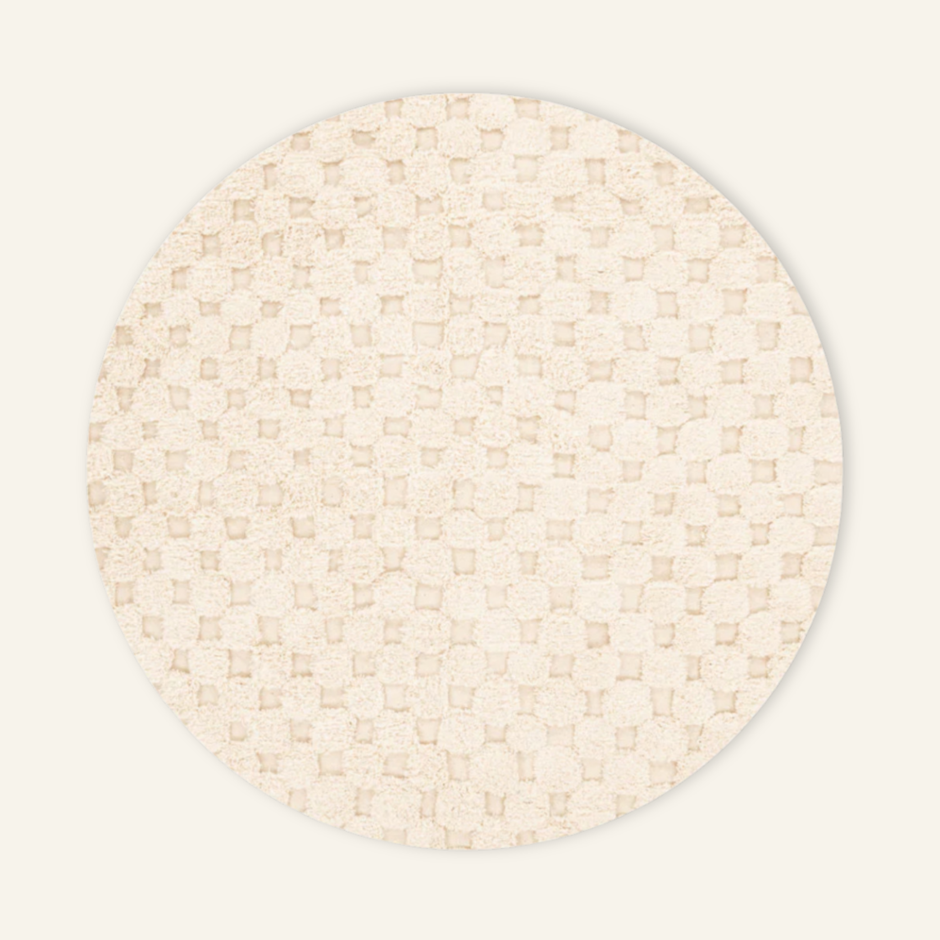 Nowara Round - Shag Moroccan rug