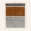 Rabab Hazel Brown - Shag Moroccan rug