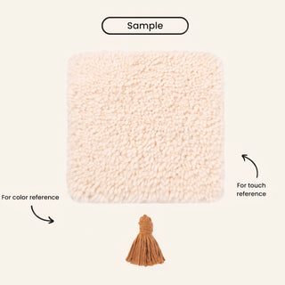Rabab Hazel Brown - Shag Moroccan rug