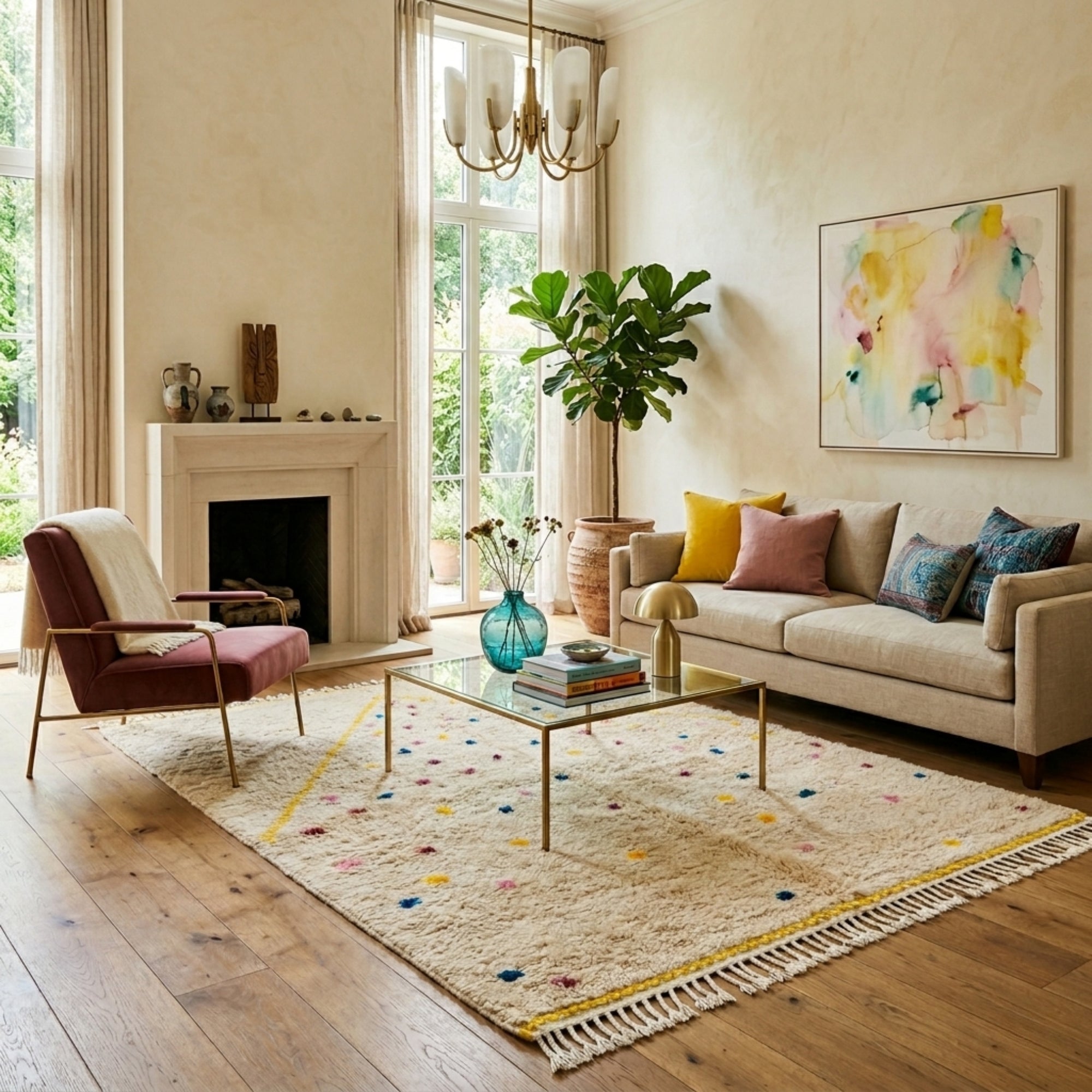 Raml - Shag Moroccan rug