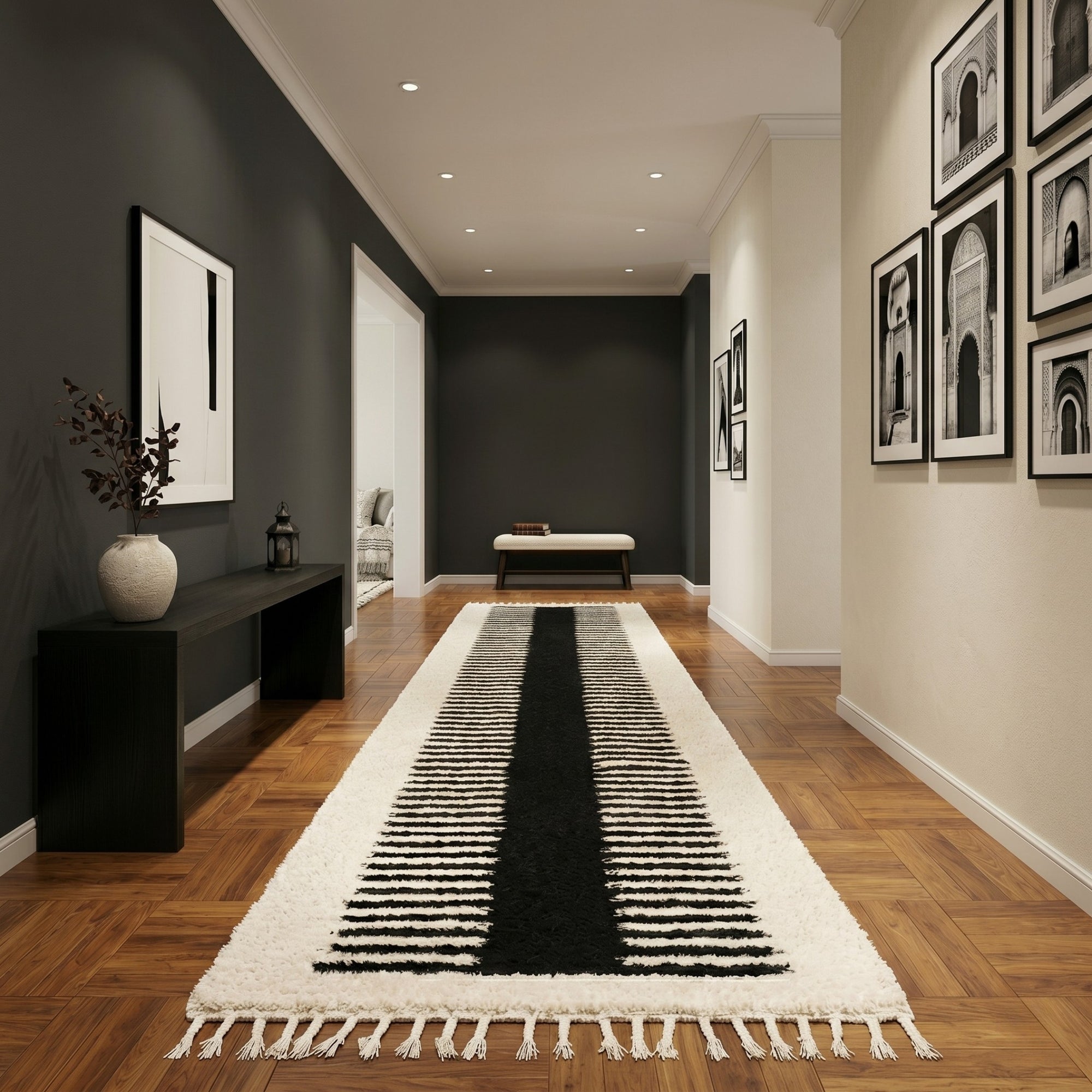 Rawya - Shag Moroccan runner rug
