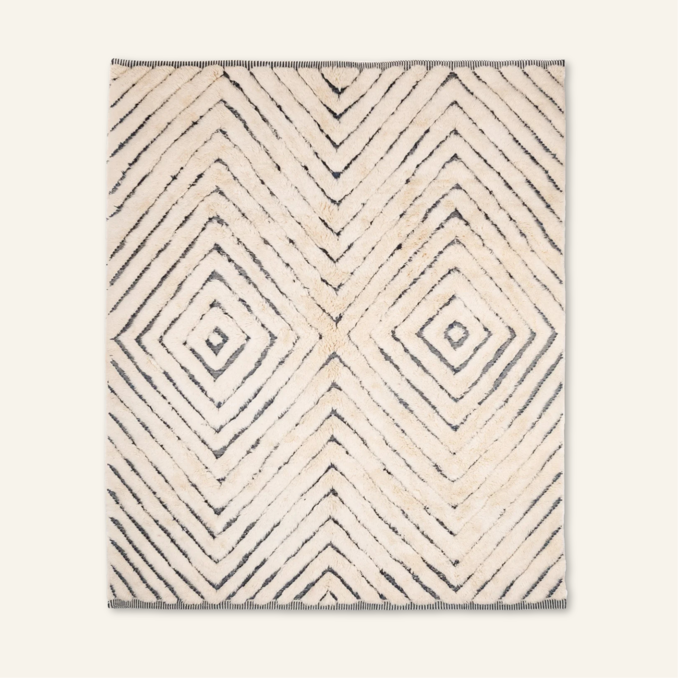 Ripples - Luxury Shag Moroccan Rug