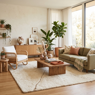 Rivers Intersection - Luxury Shag Moroccan Rug