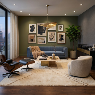 Rivers Intersection - Luxury Shag Moroccan Rug